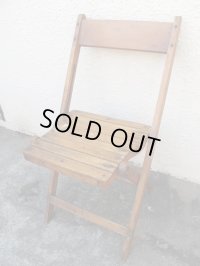 SALE！￥９８００→￥６５００！ＵＳＡ輸入 VINTAGE ホールディング チェア 折りたたみ椅子 A