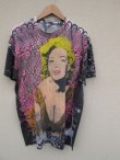 画像1: 80s USA Vintage Marilyn Monroe Tshirt マリリンモンロー ビンテージ Tシャツ 総柄Stedmanベース