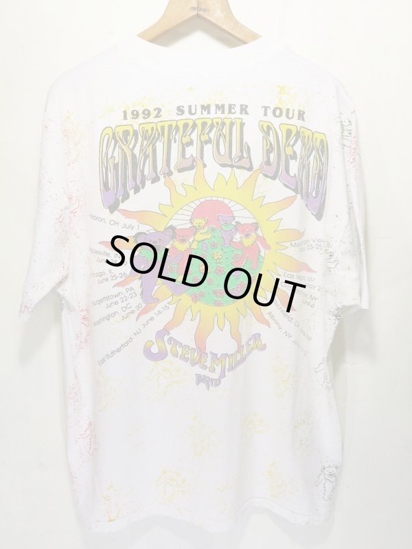 90s Grateful Dead グレイトフルデッド 総柄 ツアー Tシャツ - hummingbird