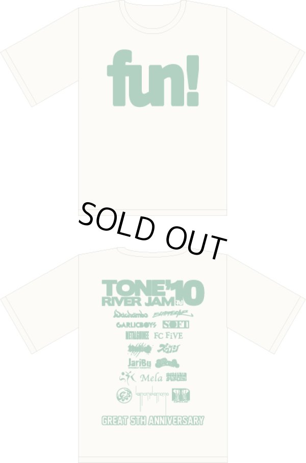 画像1: TONE RIVER JAM'10 オリジナルTシャツ