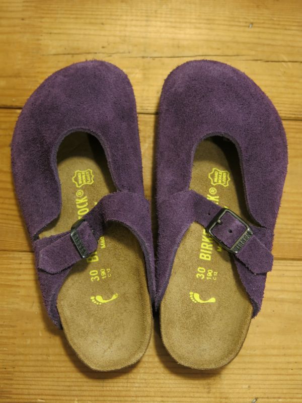 美品！BIRKENSTOCK kids ビルケンシュトック キッズ アスコット スウェード size19cm